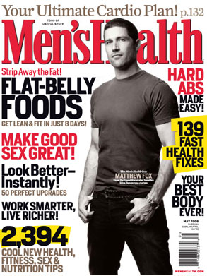 Matthew Fox, Men's Health Magazine Matthew Fox, Men's Health Magazine